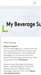 Mobile Screenshot of mybeveragesurvey.com